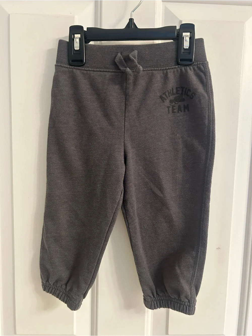 The Children's Place Charcoal Gray 'Athletics Team' Jogger Sweatpants